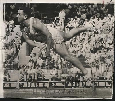 Al Cantello 1960 Press Photo World Record Javelin Thrower Al Cantello In Olympic