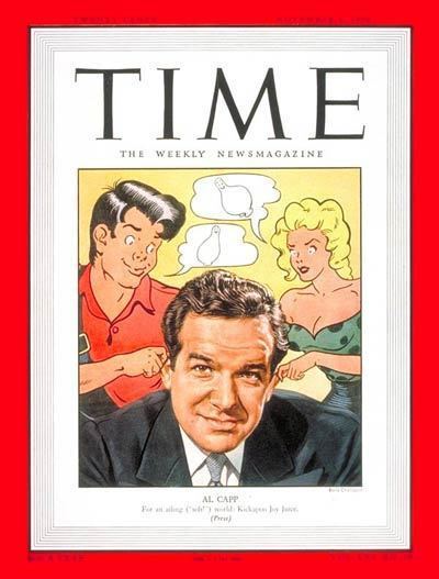 Al Capp TIME Magazine Cover Al Capp Nov 6 1950 Cartoons