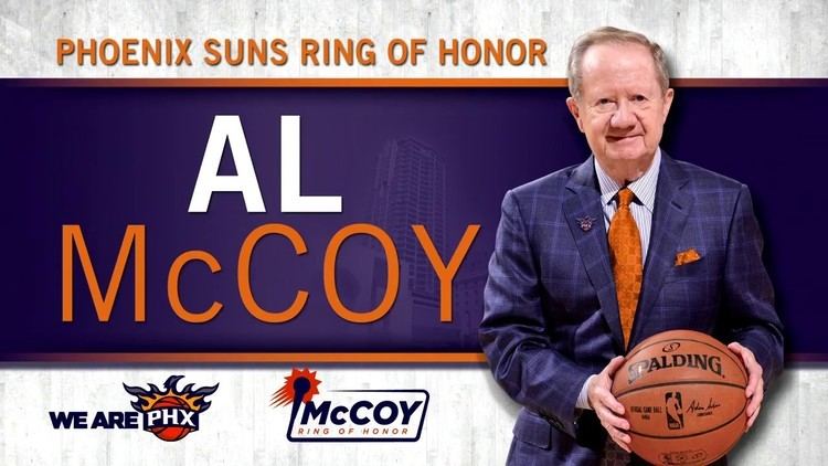 Al McCoy (announcer) Suns Induct Announcer Al McCoy to Ring of Honor 030317 YouTube
