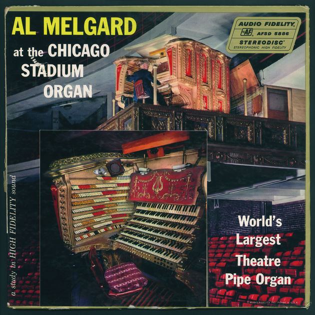 Al Melgard Al Melgard At The Chicago Stadium Organ Worlds Largest Theatre