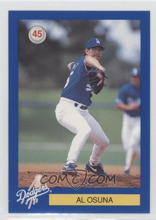 Al Osuna 1995 Los Angeles Dodgers DARE Base 45 Al Osuna COMC