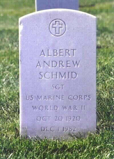 Al Schmid Albert Schmid Sergeant United States Marine Corps