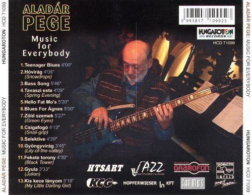 Aladár Pege Music for Everybody Aladr Pege Songs Reviews Credits AllMusic