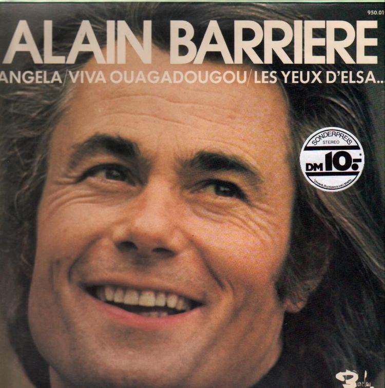 Alain Barriere Album ANGELA by ALAIN BARRIERE on CDandLP