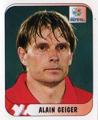 Alain Geiger SWITZERLAND Alain Geiger 37 MERLIN UEFA Euro 96 England