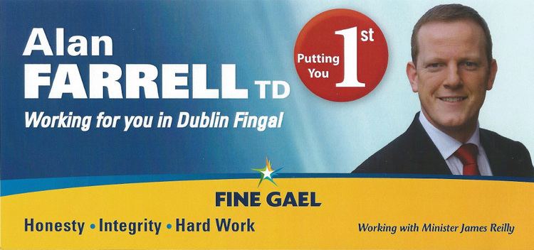 Alan Farrell alan farrell Irish Election Literature