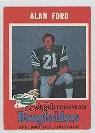 Alan Ford (Canadian football) Amazoncom Alan Ford Football Card 1971 OPeeChee Canadian