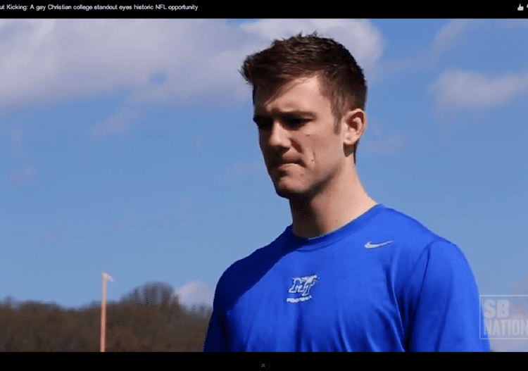 Alan Gendreau Openly gay kicker making a run at the NFL wwwkrmgcom