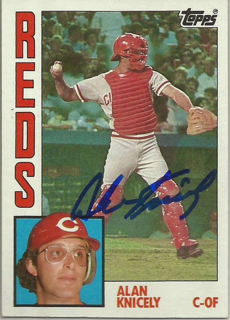 Alan Knicely Cincinnati Reds Baseball Card Collector TTM Alan Knicely