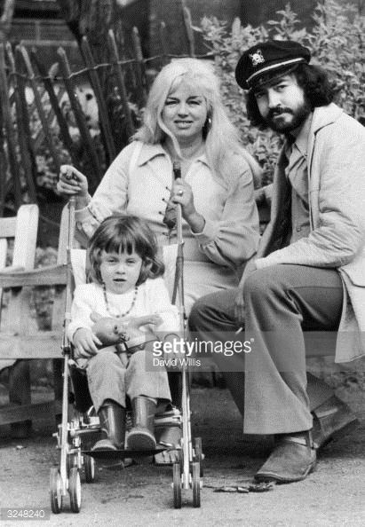 Alan Lake Diana Dors with her husband Alan Lake and their two and a half year