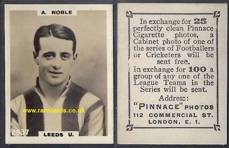 Alan Noble (footballer) Rare Football Soccer Cards 18801980 Alan Noble winger for the