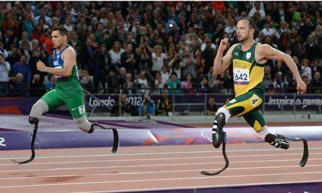Alan Oliveira Paralympics 2012 Oscar Pistorius erupts after Alan