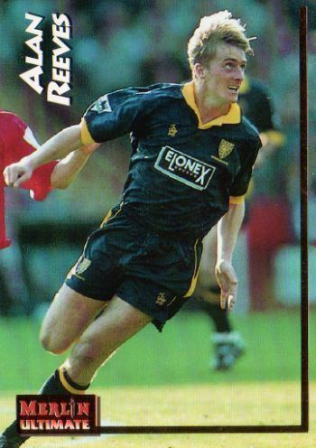 Alan Reeves (footballer) WIMBLEDON Alan Reeves 233 Merlin Ultimate 1996 Football Trading Card