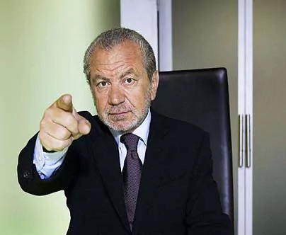 Alan Sugar Sir Alan Sugar portrait Telegraph