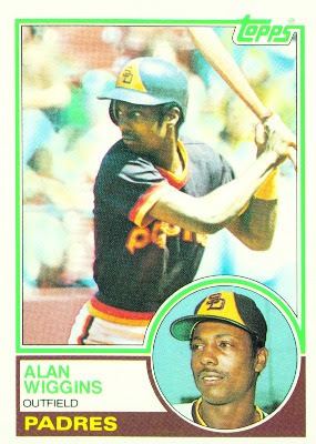 Alan Wiggins 1983 Topps Blog 251 Alan Wiggins San Diego Padres