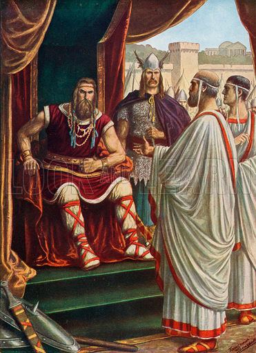 Alaric I The Roman ambassadors beseaching Alaric I King of the