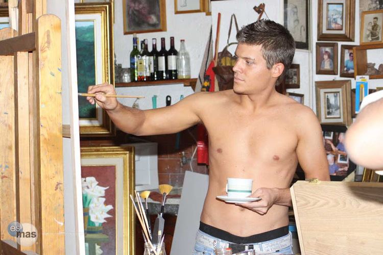 Alberich Bormann Mexican Actor and Singer Alberich Bormann Paints Daily Male Models
