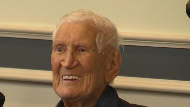 Albert Asher WWII Veteran Albert Asher celebrates 100th Birthday Mori Television