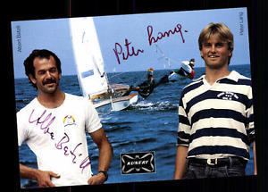 Albert Batzill Albert Batzill und Peter Lang Autogrammkarte Original Signiert