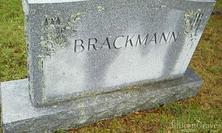 Albert Brackmann Grave Site of Henry Albert Brackmann 19121990 BillionGraves