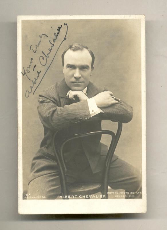 Albert Chevalier Clickautographs autographs Albert Chevalier
