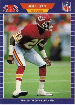 Albert Lewis (American football) KANSAS CITY CHIEFS Albert Lewis 173 Pro Set 1989 NFL American