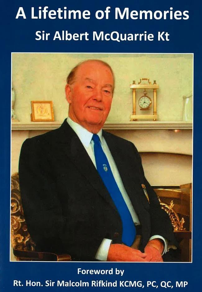 Albert McQuarrie Obituary Sir Albert McQuarrie From The Gazette