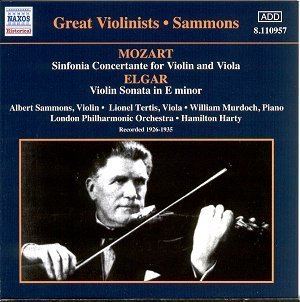 Albert Sammons Albert SAMMONS Historical Recordings CH Classical CD Reviews