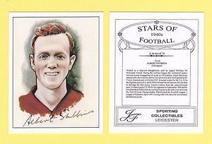 Albert Stubbins FOOTBALL JF SPORTING FOOTBALLER CARD 1940s ALBERT STUBBINS OF