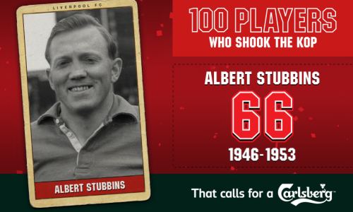 Albert Stubbins 100PWSTK 66 Albert Stubbins Liverpool FC