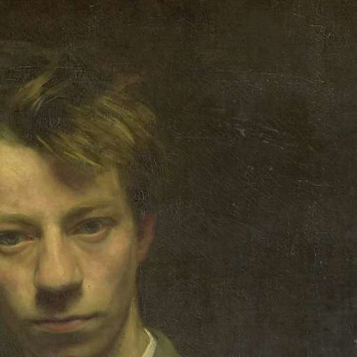 Albert Verwey Portrait of Albert Verwey Jan Veth 1885 Rijksmuseum