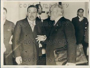 Alberto Beneduce 1933 Italy Politicians Alberto Beneduce Guido Jung Press Photo eBay