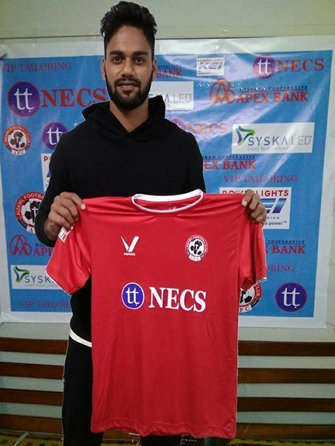 Albino Gomes Goalkeeper Albino Gomes join Aizawl FC for ILeague