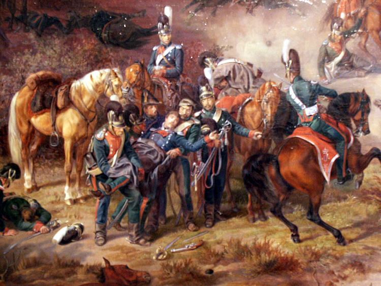 Albrecht Adam TMP quotBorodino painting by Albrecht Adam Cavalry attack