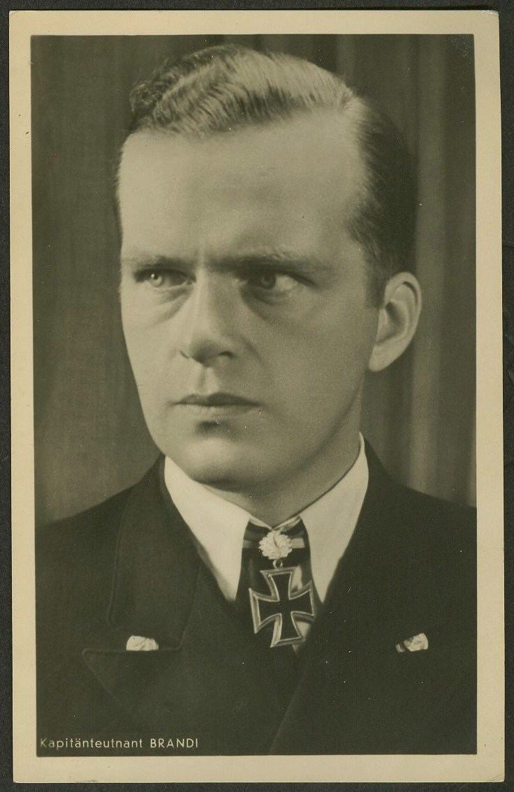 Albrecht Brandi Fregattenkapitn Albrecht Brandi 19141966 Kapten U