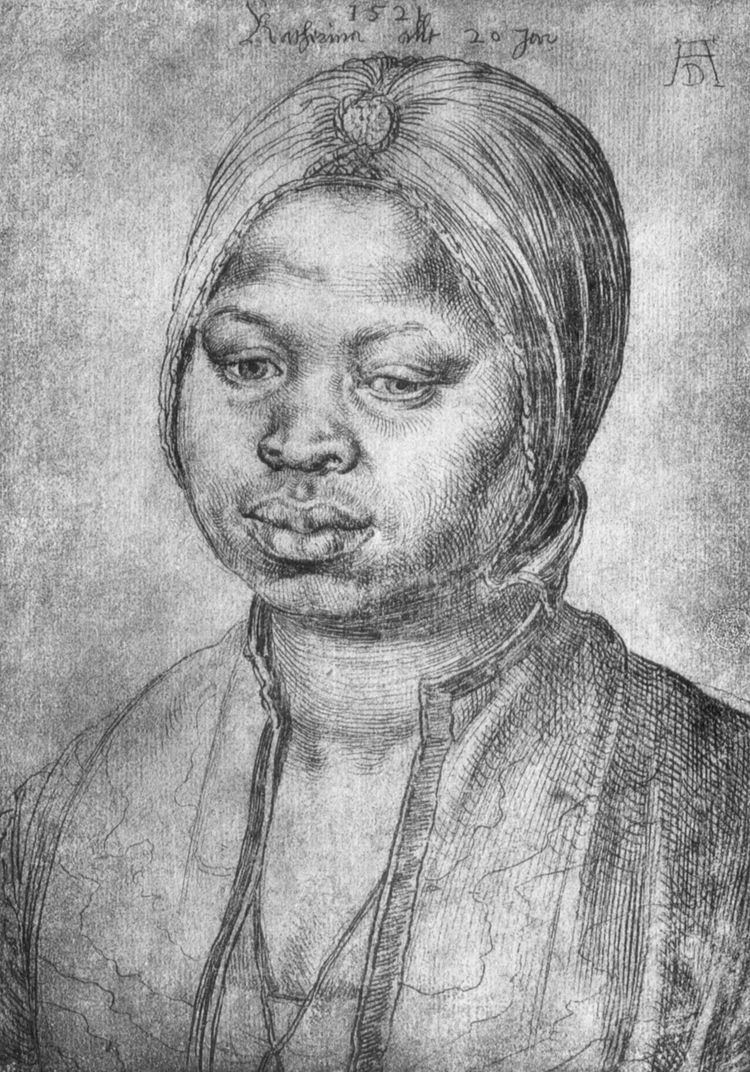 Albrecht Durer Portrait of African woman Catherine Albrecht Durer