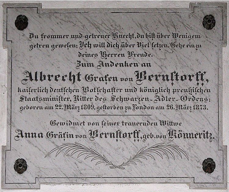 Albrecht von Bernstorff