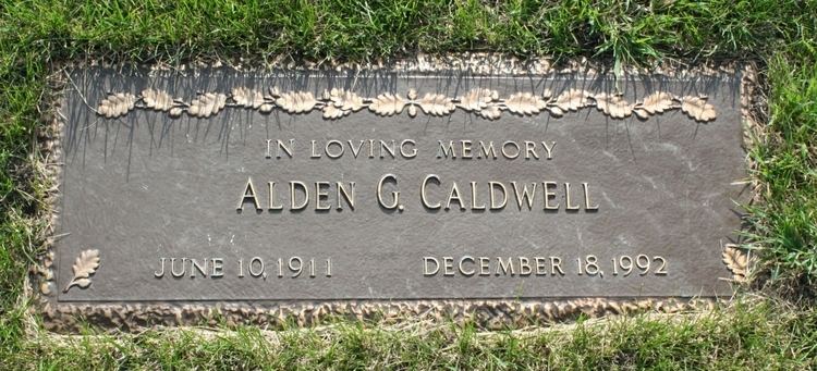 Alden Caldwell Alden Gates Caldwell 1911 1992 Find A Grave Memorial