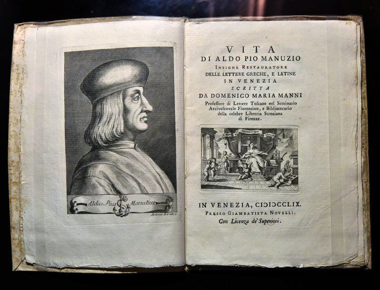 Aldus Manutius A Tribute to the Printer Aldus Manutius and the Roots of