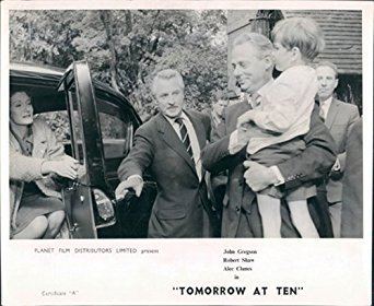 Alec Clunes TOMORROW AT TEN ROBERT SHAW ALEC CLUNES LOBBY CARD RARE at