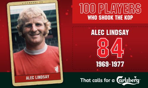 Alec Lindsay 100PWSTK 84 Alec Lindsay Liverpool FC