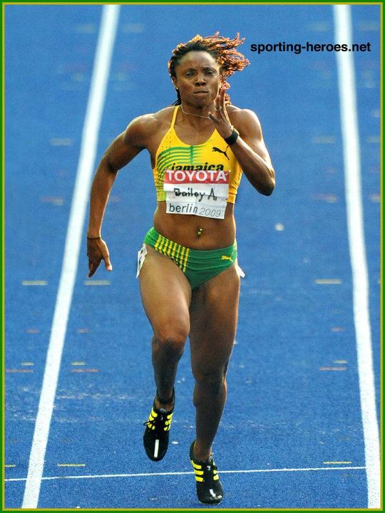 Aleen Bailey Aleen BAILEY 2009 World Championships 4x100m gold medal