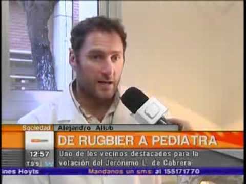 Alejandro Allub Crnica Crdoba Alejandro Allub de rugbier a pediatra
