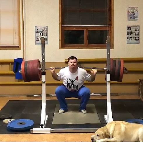 Aleksey Lovchev Aleksey Lovchev 325kg x3 Squat All Things Gym