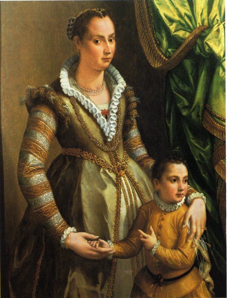 Alessandro Allori Portrait of a Noblewoman and her Son Old Masters