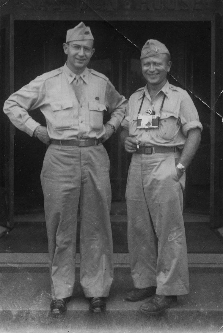 Alex Buchman Alex Buchman and George Lacks in Shanghai circa 1937