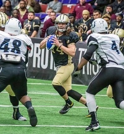 Alex Carder QB Alex Carder says Ironmen teammates are catching on to the indoor