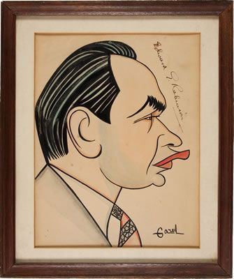 Alex Gard alex gard caricature of Edward G Robinson Caricatures