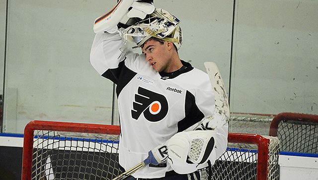 Alex Lyon (ice hockey) Alex Lyon realistic about chances of making Flyers CSN Philly