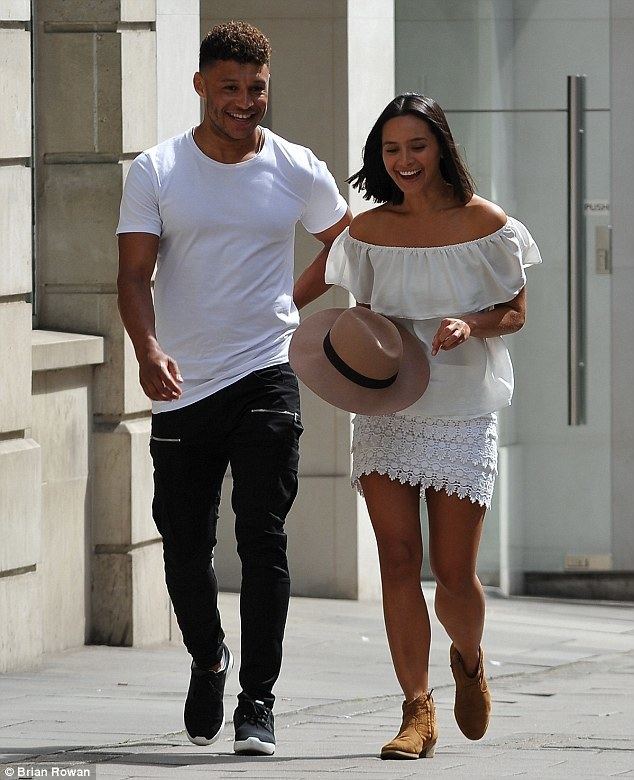 Alex Oxlade-Chamberlain Alex OxladeChamberlain spends the day with mystery woman in London